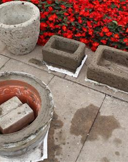 Blumengefäße - Herstellen aus Beton Blumengefäße - Herstellen aus Beton